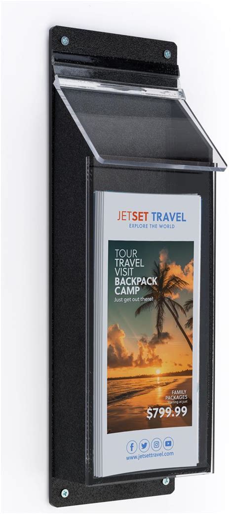 outdoor pamphlet holder